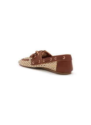  - ANCIENT GREEK SANDALS - Pliaria Net Leather Boat Shoes