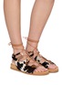 Figure View - Click To Enlarge - ANCIENT GREEK SANDALS - Trata Pony Hair Sandal