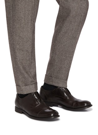 Figure View - Click To Enlarge - OFFICINE CREATIVE - Charonicle 122 Leather Derby Shoes