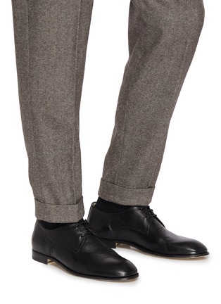Figure View - Click To Enlarge - OFFICINE CREATIVE - Solitude 002 Leather Derby Shoes