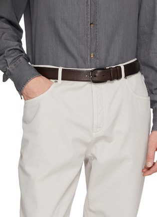 Figure View - Click To Enlarge - OFFICINE CREATIVE ACCESSORIES - OC Strip 079 Leather Belt