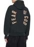Back View - Click To Enlarge - FEAR OF GOD - Logo Print Cotton Hoodie