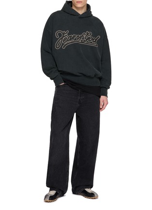 Figure View - Click To Enlarge - FEAR OF GOD - Logo Print Cotton Hoodie