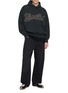 Figure View - Click To Enlarge - FEAR OF GOD - Logo Print Cotton Hoodie