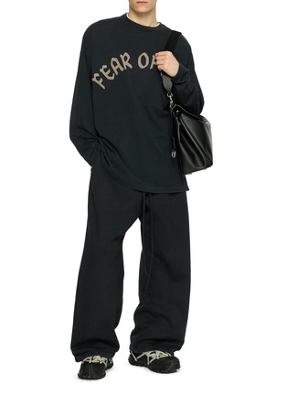 Figure View - Click To Enlarge - FEAR OF GOD - Printed Heavy Long Sleeve Cotton T-Shirt