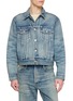 FEAR OF GOD Light Wash Cropped Trucker Jacket