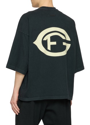 Back View - Click To Enlarge - FEAR OF GOD - 26 Printed Cotton T-Shirt