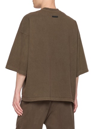Back View - Click To Enlarge - FEAR OF GOD - Baseball Club Cotton T-Shirt