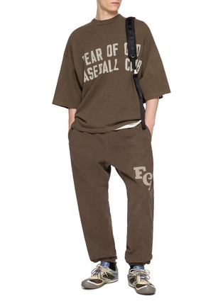 Figure View - Click To Enlarge - FEAR OF GOD - Baseball Club Cotton T-Shirt