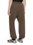 Back View - Click To Enlarge - FEAR OF GOD - FG Logo Print Cotton Fleece Sweatpants