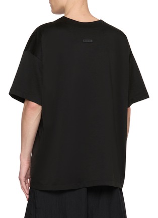 Back View - Click To Enlarge - FEAR OF GOD - Logo Patch Relaxed T-Shirt