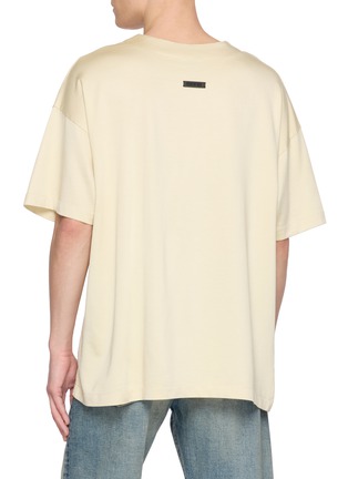 Back View - Click To Enlarge - FEAR OF GOD - Logo Patch Relaxed T-Shirt