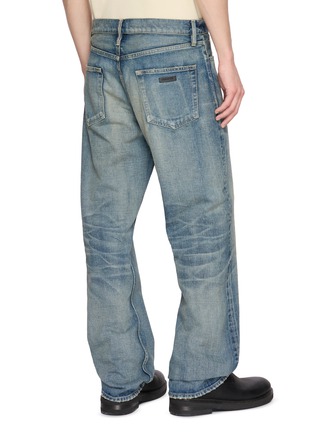 Back View - Click To Enlarge - FEAR OF GOD - Straight Leg Medium Wash Jeans