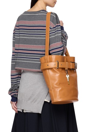 Figure View - Click To Enlarge - OSOI - Bucket Brocle Leather Bag