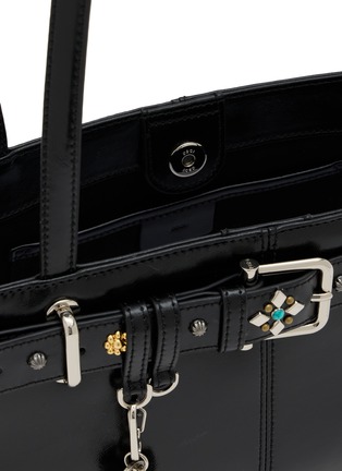 Detail View - Click To Enlarge - OSOI - Western Shoulder Brocle Leather Bag