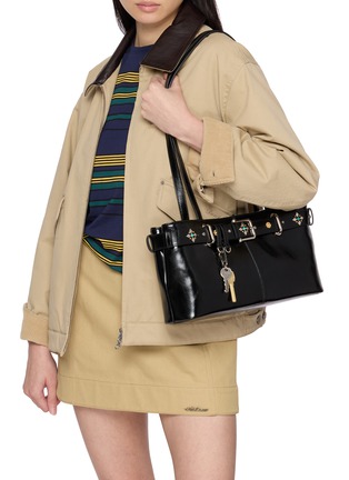 Figure View - Click To Enlarge - OSOI - Western Shoulder Brocle Leather Bag