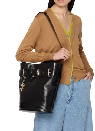 Figure View - Click To Enlarge - OSOI - Bucket Brocle Leather Bag