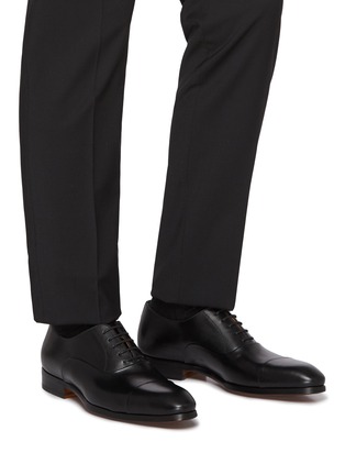 Figure View - Click To Enlarge - MAGNANNI - Lace Up Leather Oxford Shoes