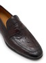 Detail View - Click To Enlarge - MAGNANNI - Vicente Croc Leather Penny Loafers