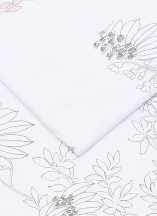 Detail View - Click To Enlarge - YVES DELORME - Orchidée Duvet Cover
