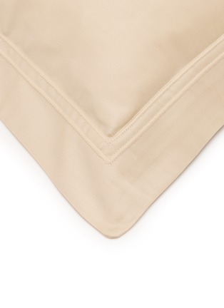 Detail View - Click To Enlarge - YVES DELORME - Triomphe Cotton Sateen Pillow Case — Dune