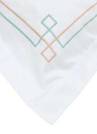 Detail View - Click To Enlarge - YVES DELORME - Villa Pillow Case