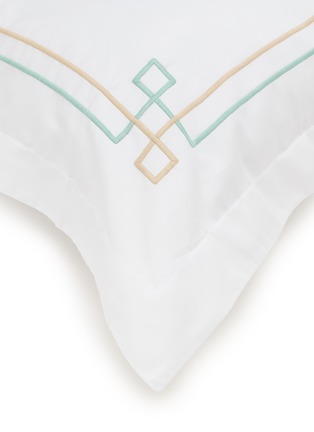 Detail View - Click To Enlarge - YVES DELORME - Villa Pillow Case