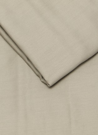 Detail View - Click To Enlarge - YVES DELORME - Triomphe Duvet Cover — Kaki