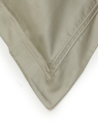 Detail View - Click To Enlarge - YVES DELORME - Triomphe Pillow Case — Kaki