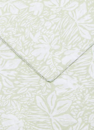 Detail View - Click To Enlarge - YVES DELORME - Capri Flat Sheet — Amande