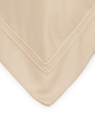 Detail View - Click To Enlarge - YVES DELORME - Triomphe Cotton Sateen Pillow Case — Dune