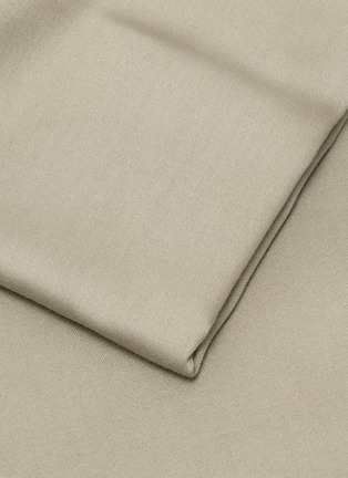 Detail View - Click To Enlarge - YVES DELORME - Triomphe Duvet Cover — Kaki