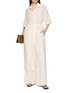 Figure View - Click To Enlarge - R2W - Gillian Sheer Belted Wool Blend Dress