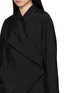  - R2W - Miles Oversized Asymmetrical Draped Silk Blend Shirt