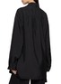Back View - Click To Enlarge - R2W - Miles Oversized Asymmetrical Draped Silk Blend Shirt