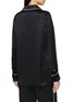 Back View - Click To Enlarge - R2W - Cielo Piped Collar Silk Shirt