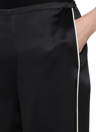 - R2W - Cielo Piped Wide Leg Silk Pants