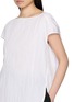  - R2W - Barry Pleated Boatneck Cotton Blouse