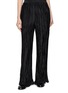 R2W Leary Crinkled Banded Silk Blend Pants