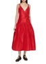 THE LOOM Contour Silk Wrap Dress