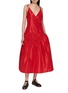 Figure View - Click To Enlarge - THE LOOM - Contour Silk Wrap Dress
