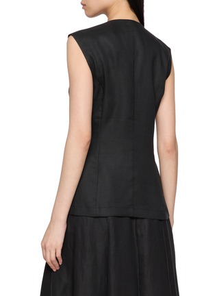 Back View - Click To Enlarge - THE LOOM - Tailored V-Neck Vest