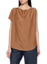 THE LOOM Sleeveless Asymmetric Tuck Draped Top