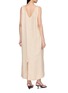 Back View - Click To Enlarge - THE LOOM - Knotted Shoulder Draped Maxi Dress