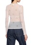 Back View - Click To Enlarge - THE LOOM - Long Sleeve Floral Sheer Top