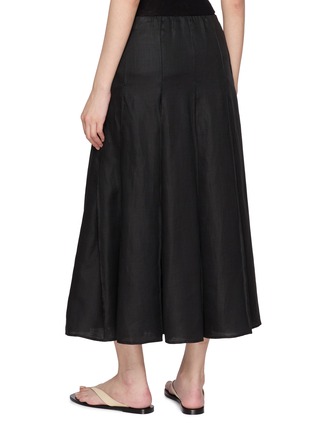 Back View - Click To Enlarge - THE LOOM - Petal Flare Panelled Midi Skirt