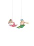 Main View - Click To Enlarge - KURT S ADLER - Mermaid Hanging Christmas Ornament Set