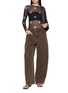 Figure View - Click To Enlarge - THE LOOM - Long Sleeve Floral Sheer Top