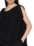  - THE LOOM - Sleeveless Asymmetric Tuck Draped Top