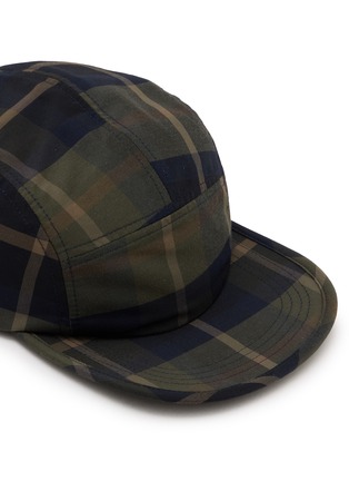 Detail View - Click To Enlarge - COMME DES GARÇONS HOMME - X BRIEFING Check 5-Panel Cap